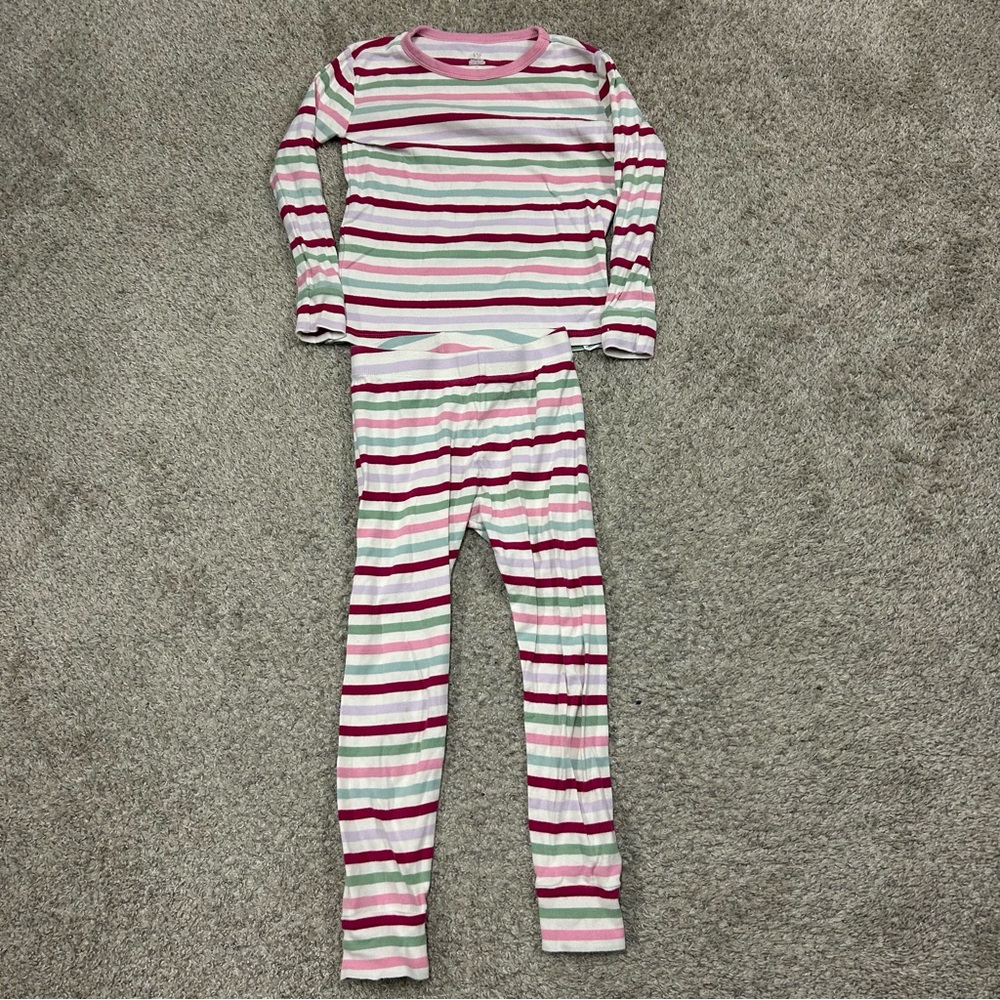GAP Multicolor Striped Kids Pajama Set